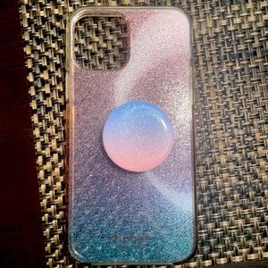 Kate Spade ♠️ iPhone 12 Ombré Case with pop socket